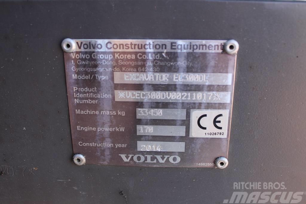 Volvo EC 300 D L / Pyörittäjä, Leica 3D, Kuokkakauha, YM Raupenbagger