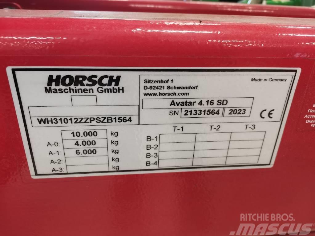 Horsch Avatar 4.16 SD suorakylvökone Drillmaschinenkombination
