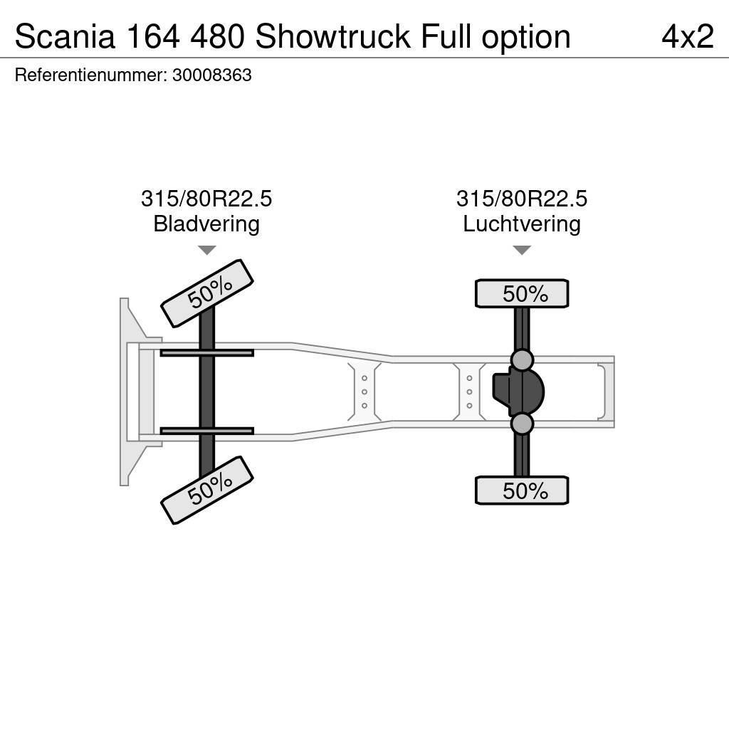 Scania 164 480 Showtruck Full option Sattelzugmaschinen