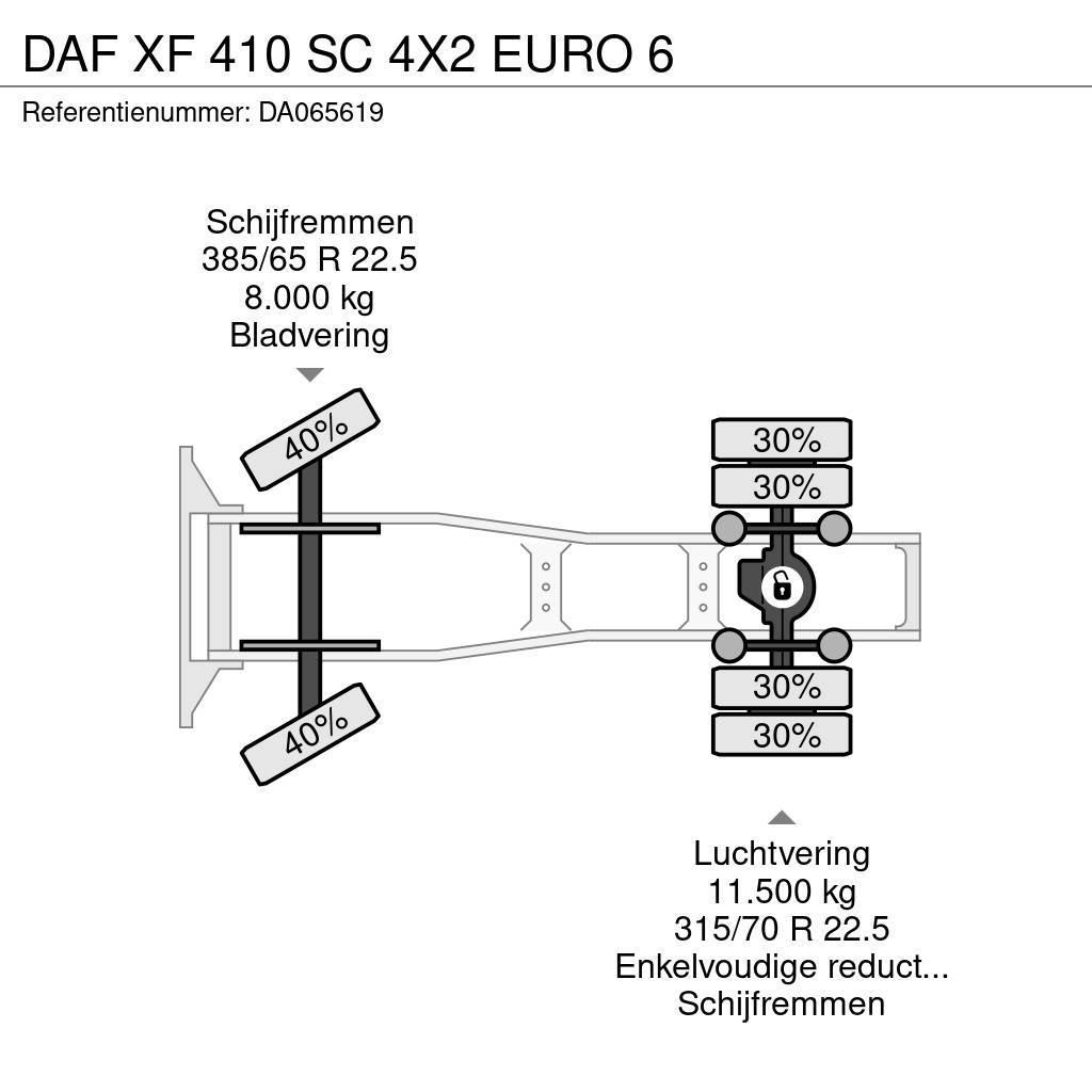 DAF XF 410 SC 4X2 EURO 6 Sattelzugmaschinen