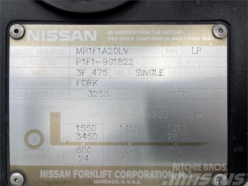 Nissan MP1F1A20LV Andere Gabelstapler