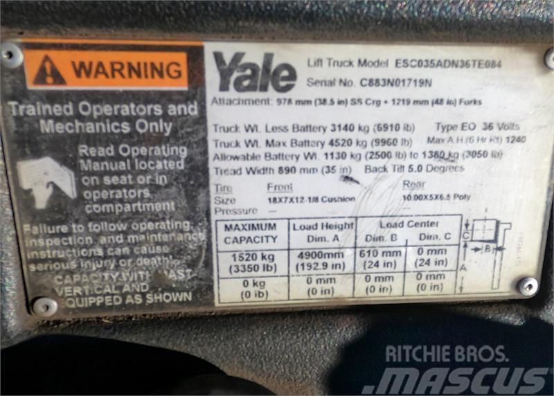 Yale ESC035AC Elektrostapler