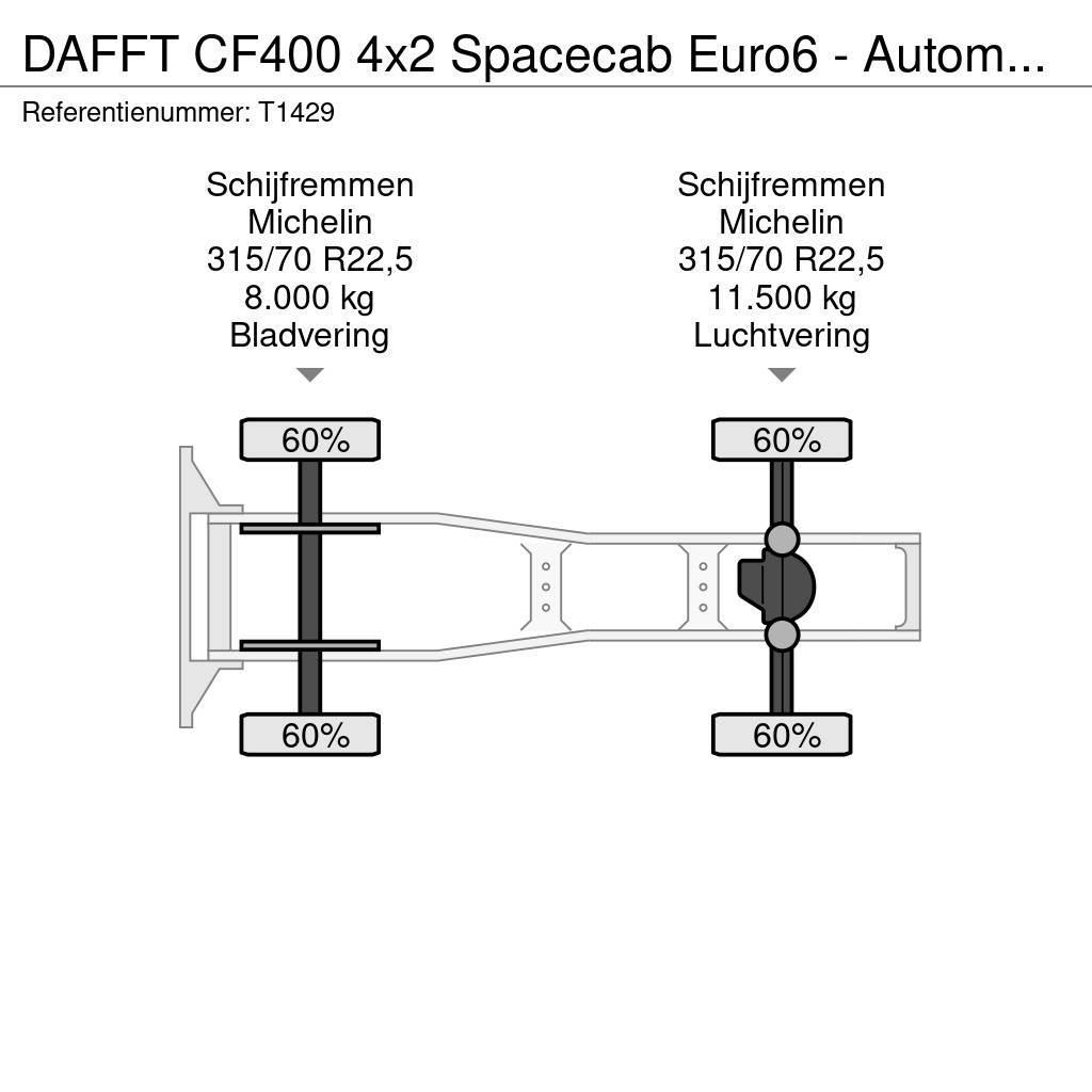 DAF FT CF400 4x2 Spacecab Euro6 - Automaat - Airco - 0 Sattelzugmaschinen