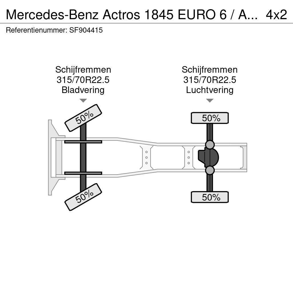 Mercedes-Benz Actros 1845 EURO 6 / AIRCO Sattelzugmaschinen