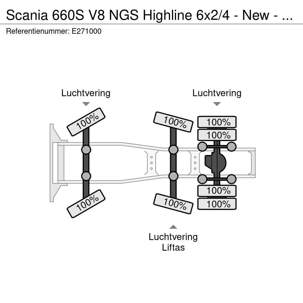 Scania 660S V8 NGS Highline 6x2/4 - New - Full spec - Fac Sattelzugmaschinen