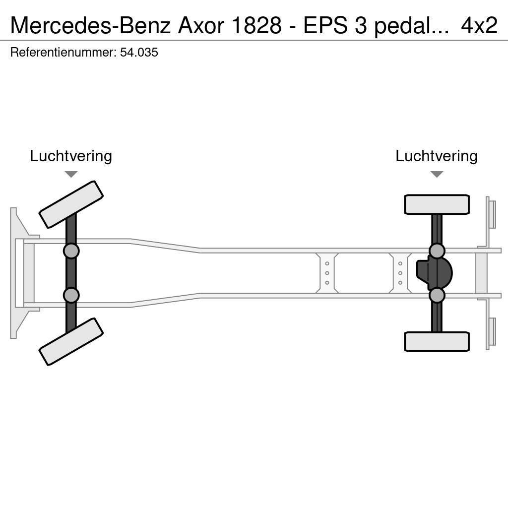 Mercedes-Benz Axor 1828 - EPS 3 pedal - Box Folding system - 54. Kofferaufbau