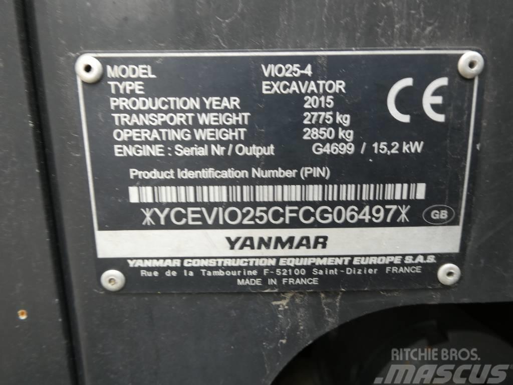 Yanmar Vio 25-4 Minibagger < 7t