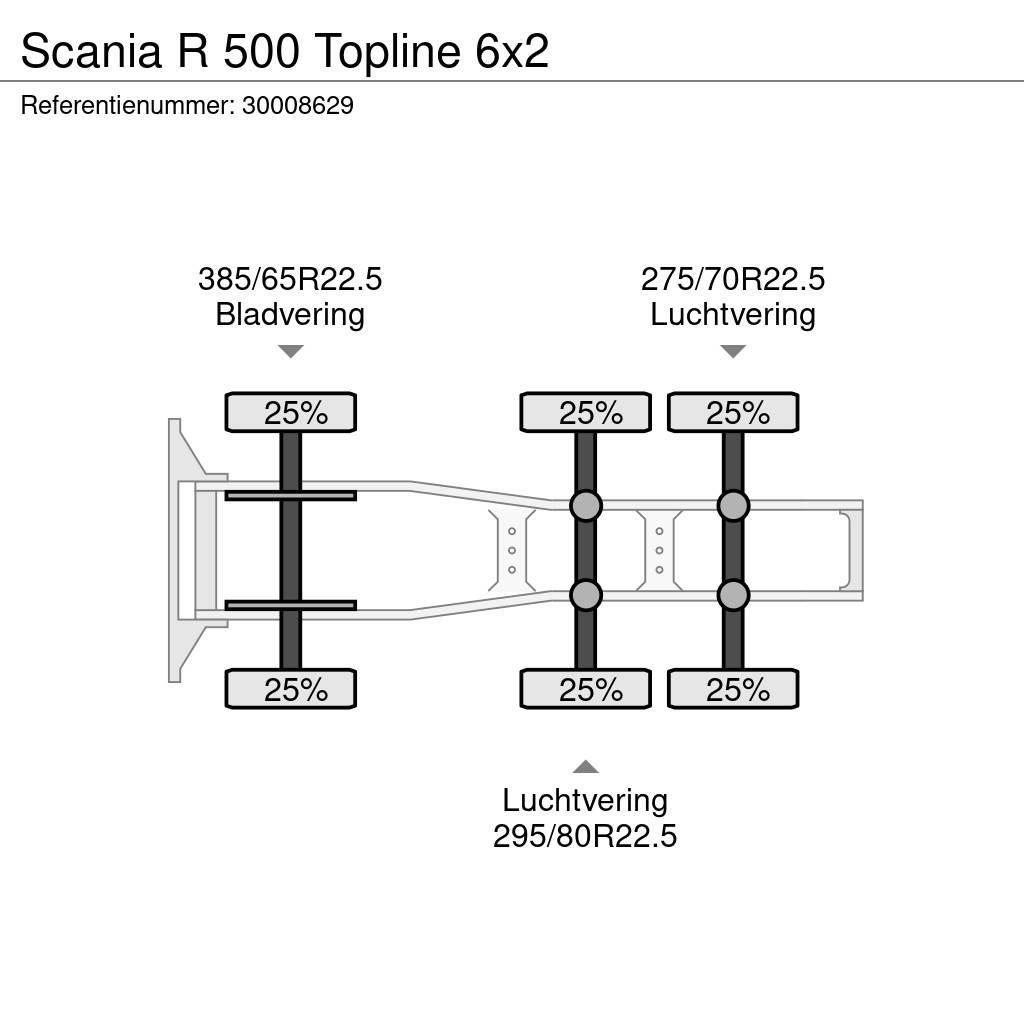 Scania R 500 Topline 6x2 Sattelzugmaschinen