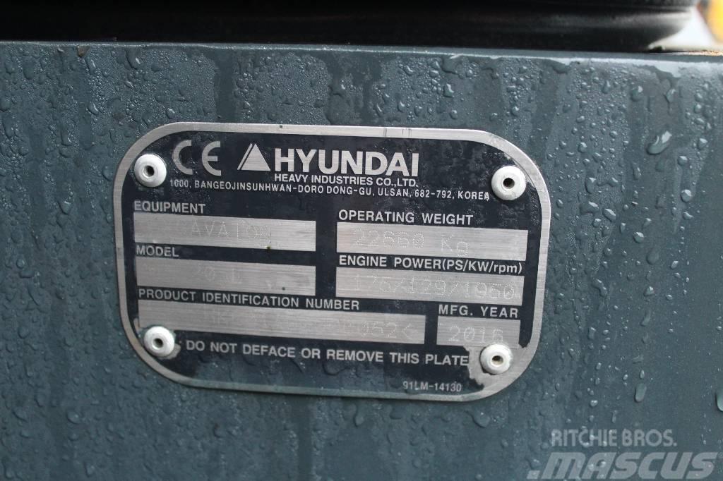 Hyundai HX 220 L / Pyörittäjä, Leica 3D, Rasvari, Lämmitin Raupenbagger