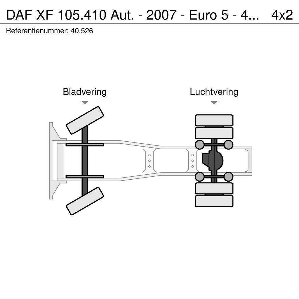 DAF XF 105.410 Aut. - 2007 - Euro 5 - 40.526 Sattelzugmaschinen