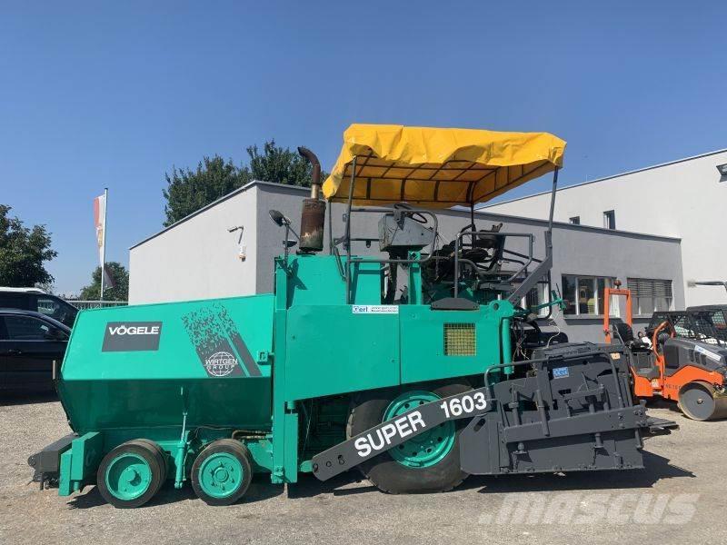 Vögele Super 1603, Typ. 6-83 Strassenfertiger