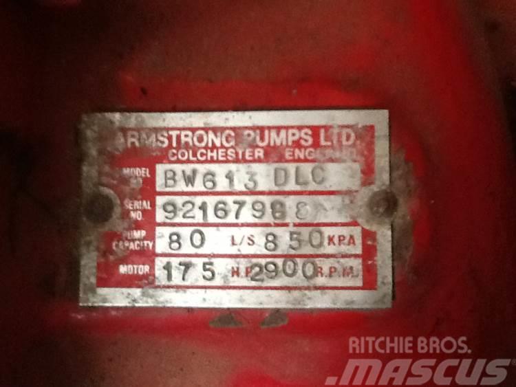  Armstrong brandpumpe model BW613 DLC Wasserpumpen