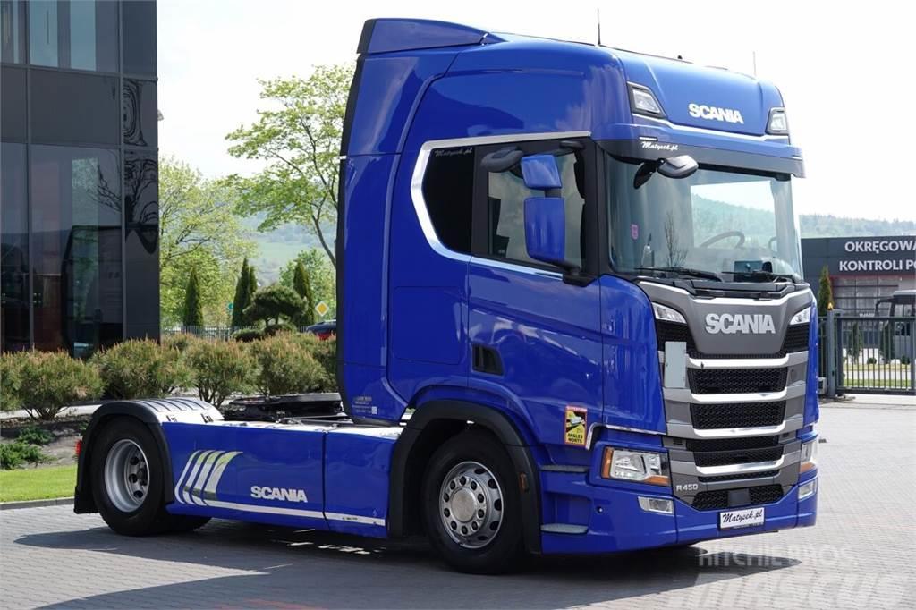 Scania R 450 / RETARDER / NOWY MODEL / 2018 ROK Sattelzugmaschinen