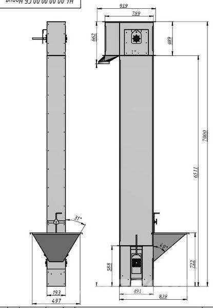 Aeromeh Becherelevatoren H5/H15 Förderbänder