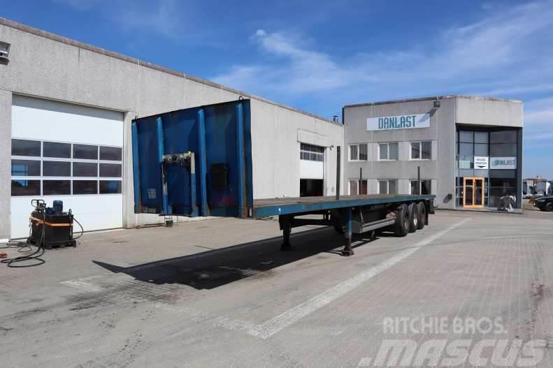 HRD 13.6 m Flatbed/Dropside semi-trailers