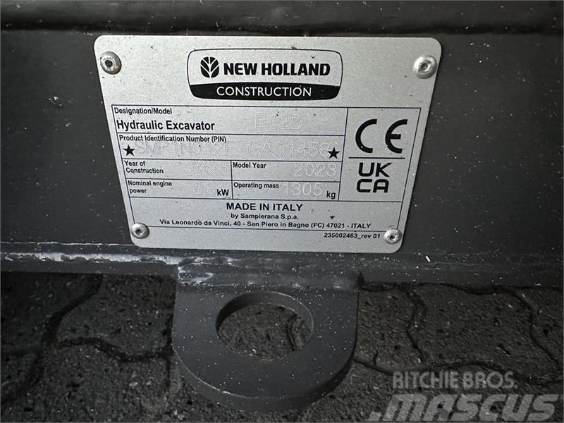 New Holland E12D Minibagger < 7t