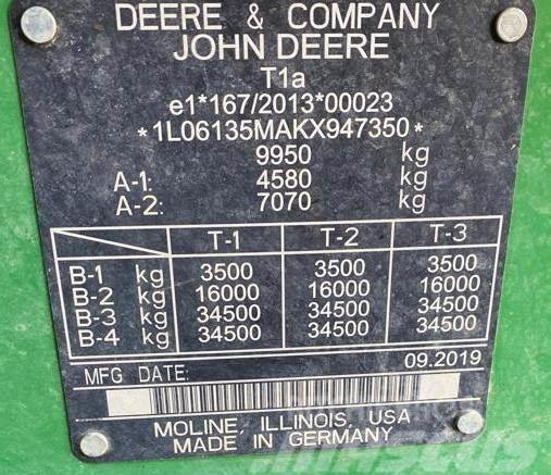 John Deere 6135M Traktoren