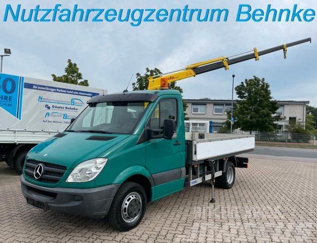 Mercedes-Benz Sprinter 519 CDI Pritsche / Hyva Kran 4,2m=600kg Pickup/Pritschenwagen