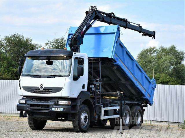 Renault KERAX 370 DXI* HIAB 122B-3 HIDUO/FUNK * 6x4 Crane trucks