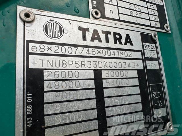 Tatra woodtransporter 6x6, crane + R.CH trailer vin343 Holztransporter