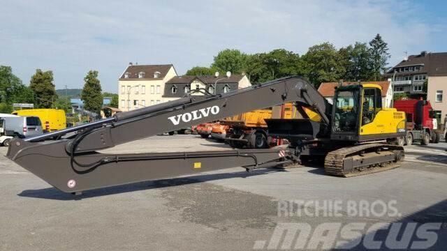 Volvo Ec 250 DNL mit Neu Long REach Arm 16 m Raupenbagger