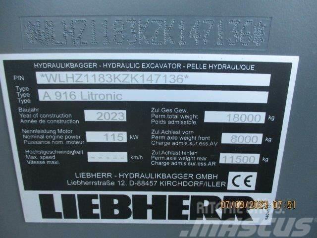 Liebherr A 916 Litronic G6.0-D Mobilbagger