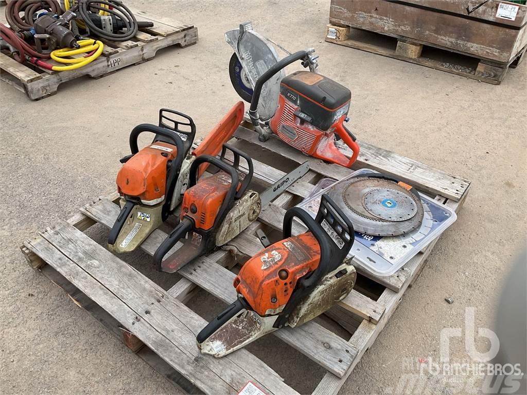  Quantity of Assorted Gas Saws Andere