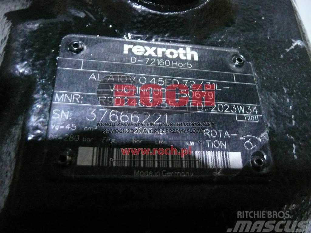 Rexroth AL A10VO45 LIEBHERR 10331353 Hydraulik