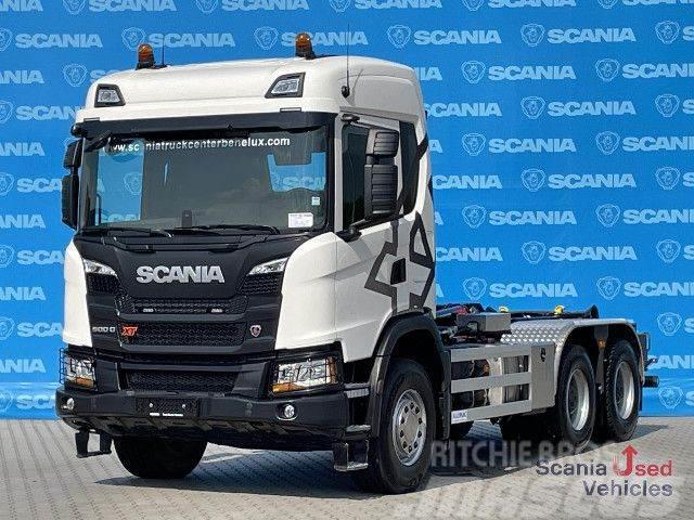 Scania G 500 B6x4HB, DIFF-L 20T HOOKLIFT, EX DEMO SUPER! Abrollkipper
