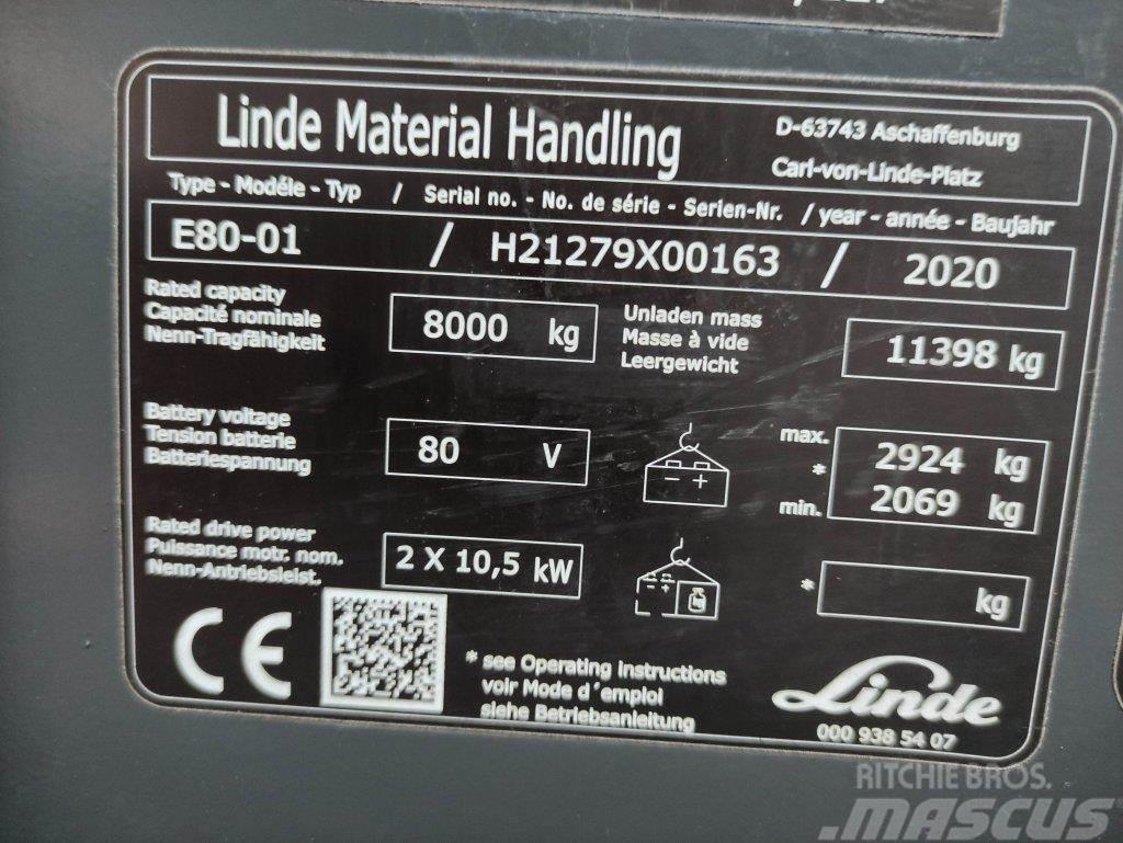 Linde E80-01-127 Elektrostapler
