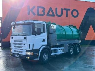 Scania R 124 6x2*4 TANK 1500 I + 13000 l / VACUUM Moro PM