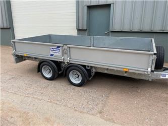 Ifor Williams LM 125 flat bed trailer