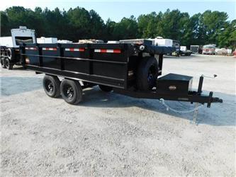  Covered Wagon Trailers 6x12 Deckover Dump