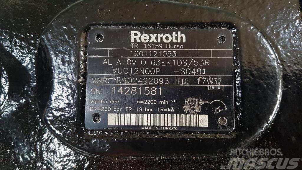 JLG 3006-Rexroth AL A10VO63EK1DS/53R-Load sensing pump Hydraulik