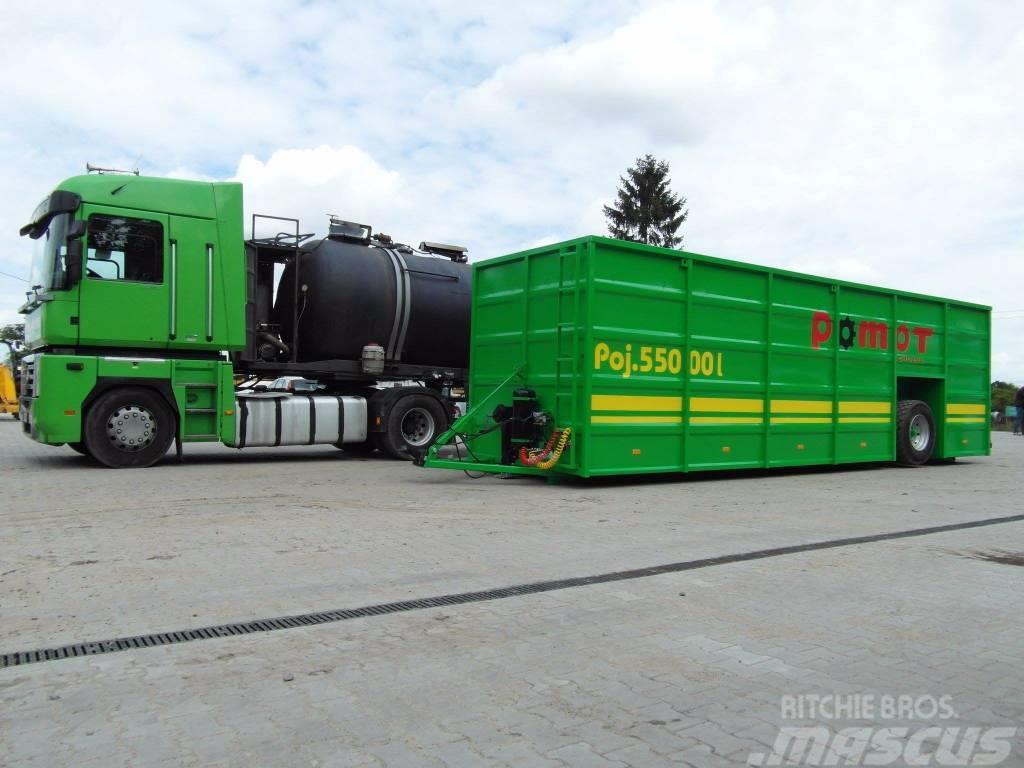 Pomot Slurry tank container  55000 L/Réservoir de lisier Gülletankwagen