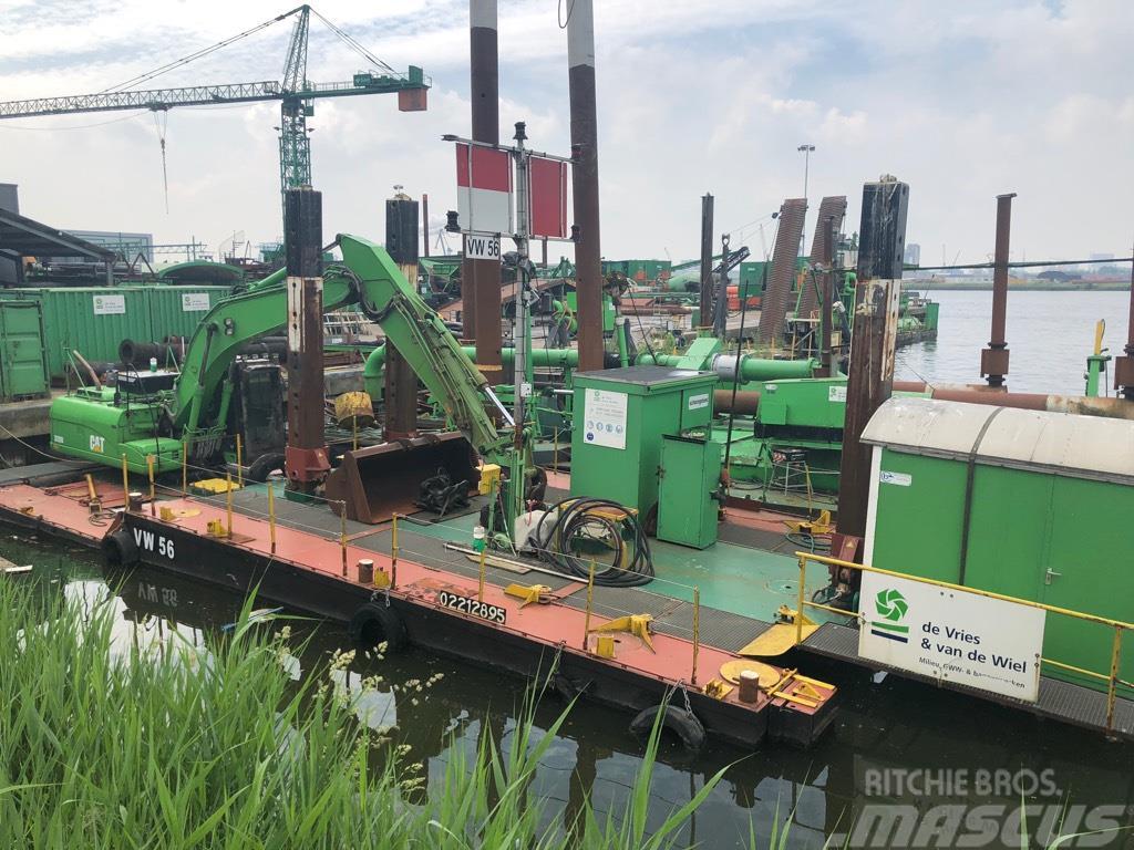 IHC ponton for excavator Boote / Prahme