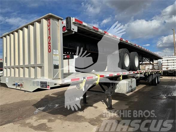 Transcraft 53' CAL LEGAL COMBO FLATBED, REAR SLIDE AXLE, AIR Pritschenauflieger