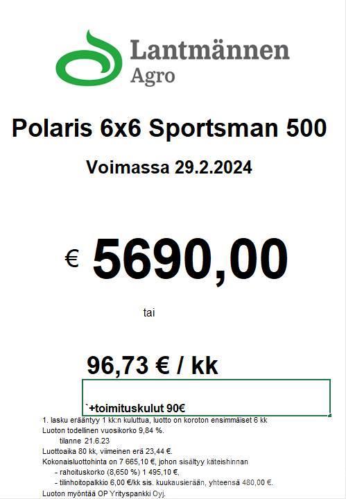 Polaris Sportsman 500 6x6 ATV/Quad