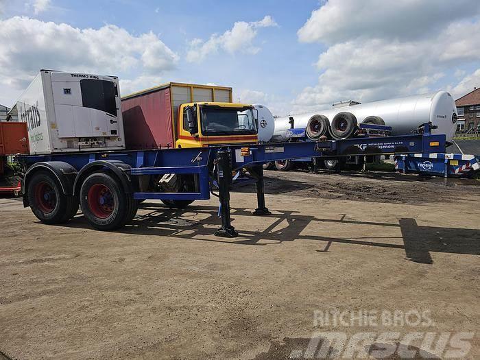  MKF Metallbau 20 FT Container chassis | steel susp Containerauflieger