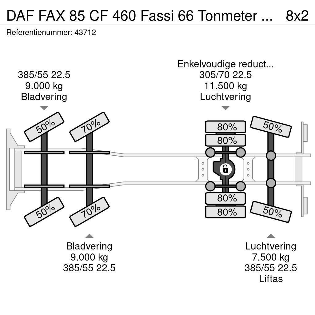 DAF FAX 85 CF 460 Fassi 66 Tonmeter laadkraan All-Terrain-Krane
