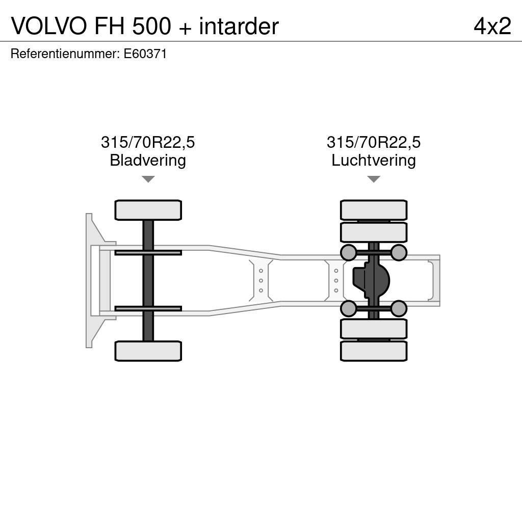 Volvo FH 500 + intarder Sattelzugmaschinen