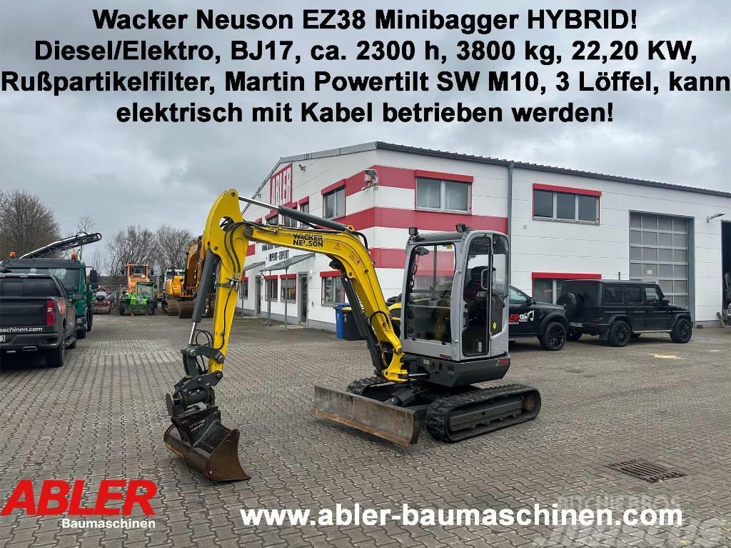 Wacker Neuson EZ 38 Hybrid! Minibagger diesel/Strom Powertilt Minibagger < 7t