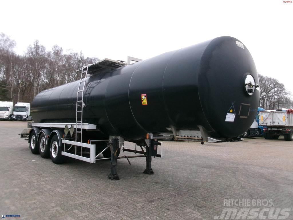 Magyar Bitumen / heavy oil tank inox 30.5 m3 / 1 comp + m Tankauflieger