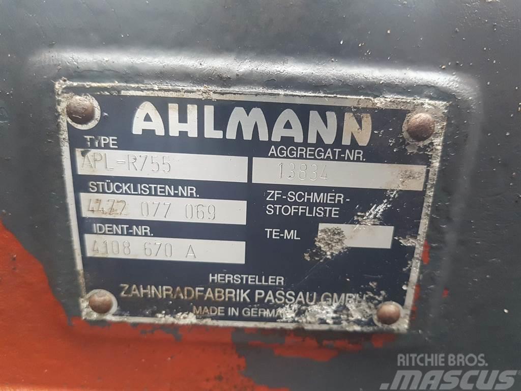 Ahlmann AZ14-ZF APL-R755-4472077069/4108670A-Axle/Achse/As LKW-Achsen