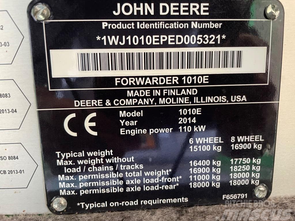 John Deere 1010 E Forwarder