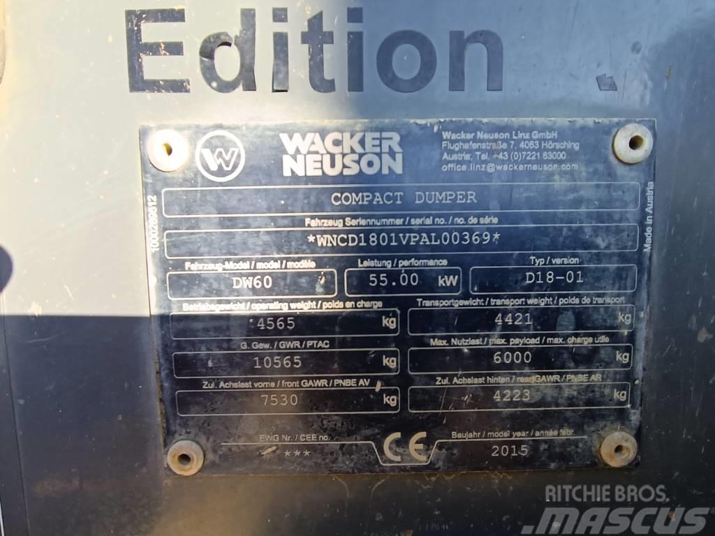 Wacker Neuson DW 60 Minidumper