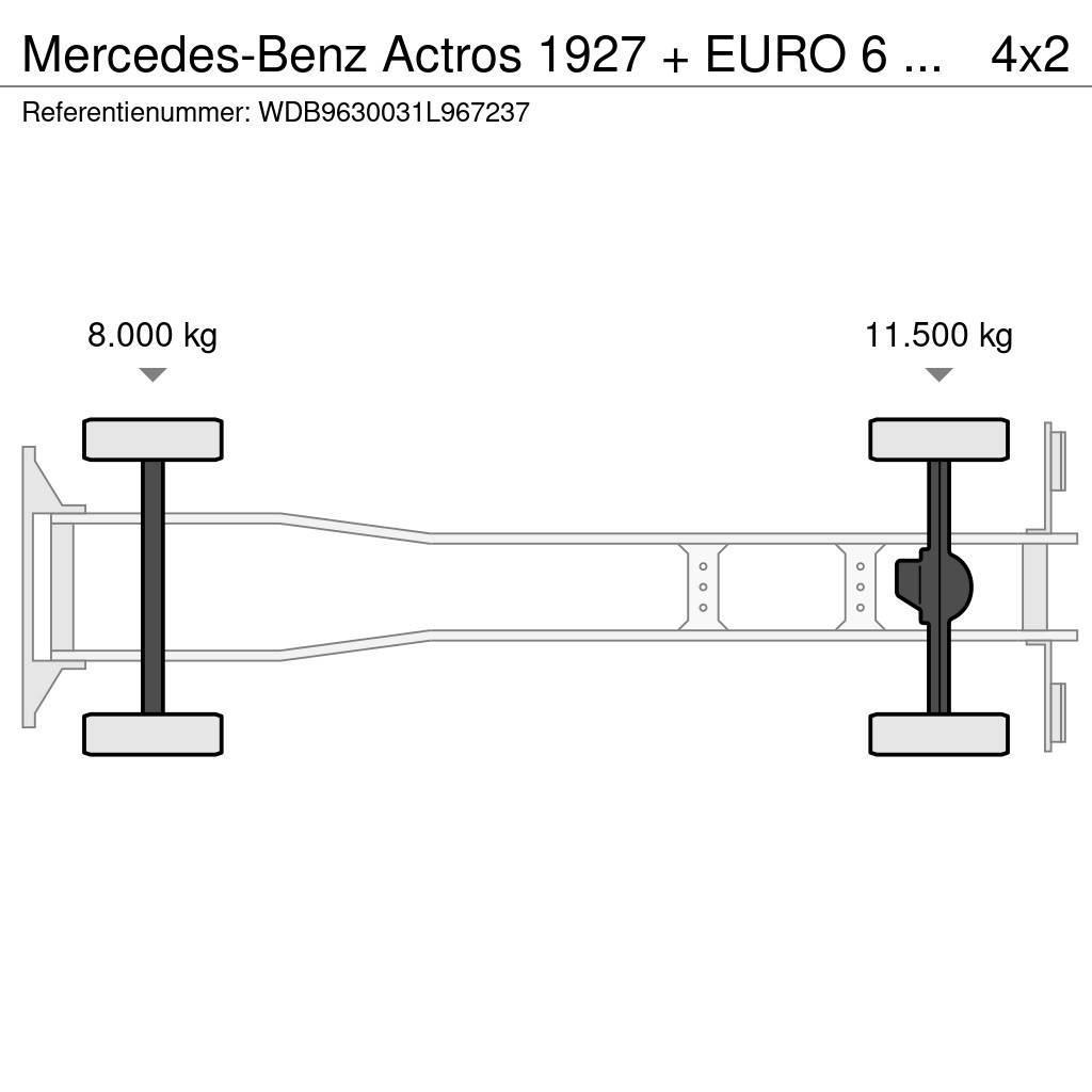 Mercedes-Benz Actros 1927 + EURO 6 + LIFT Kofferaufbau