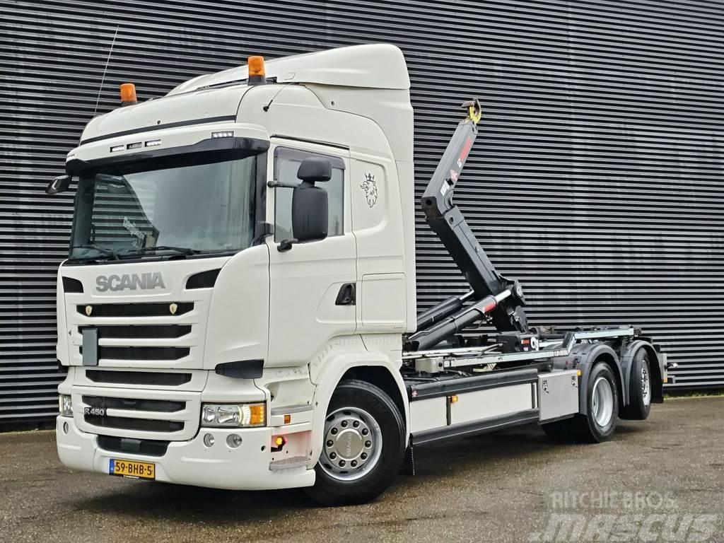 Scania R450 6x2*4 / EURO 6 / HOOKLIFT / ABROLKIPPER Abrollkipper
