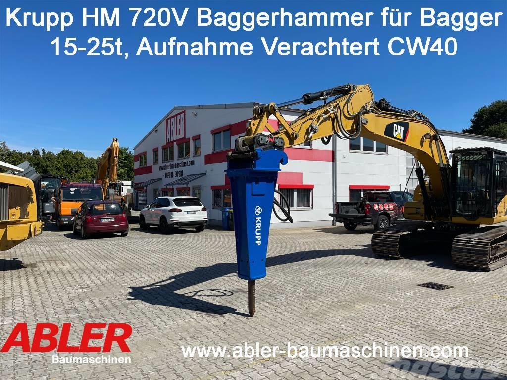 Krupp HM 720 V Abbruchhammer für Bagger 15-25t Abrissbagger