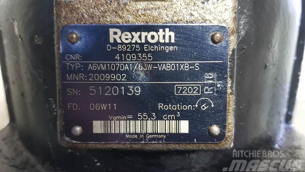 Rexroth A6VM107DA1/63W - Drive motor/Fahrmotor/Rijmotor Hydraulik